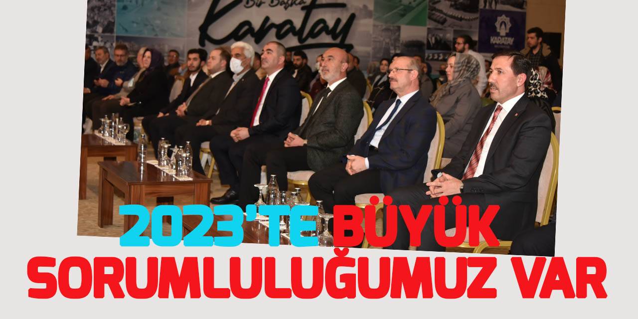 AK Parti Karatay 76. İlçe Danışma Meclisi toplantısı yapıldı