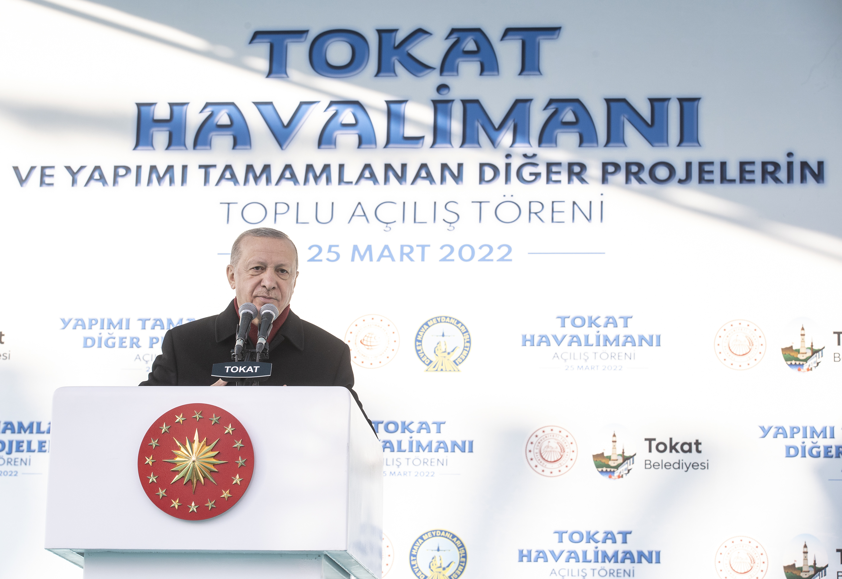 Cumhurbaşkanı Erdoğan, Tokat Yeni Havalimanı'nın açılışını yaptı