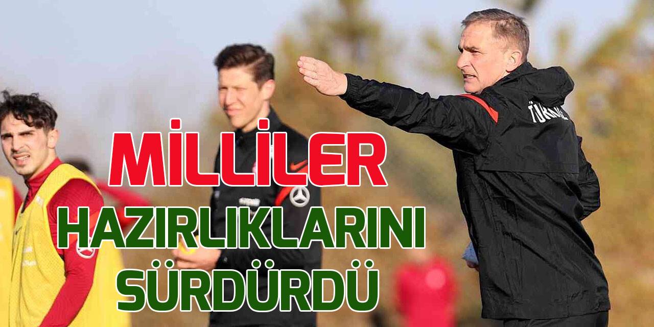 A Milli Takım İtalya maçı hazırlıklarını sürdürdü