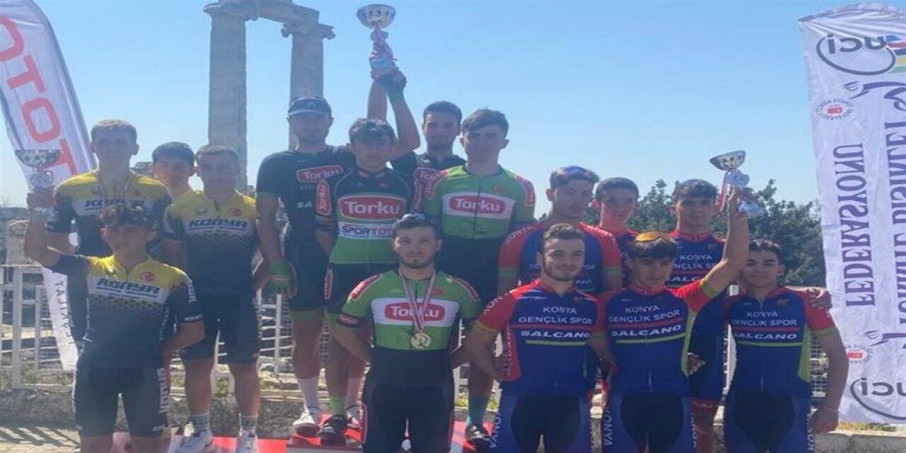 Bisiklette Konya fırtınası esmeye devam ediyor