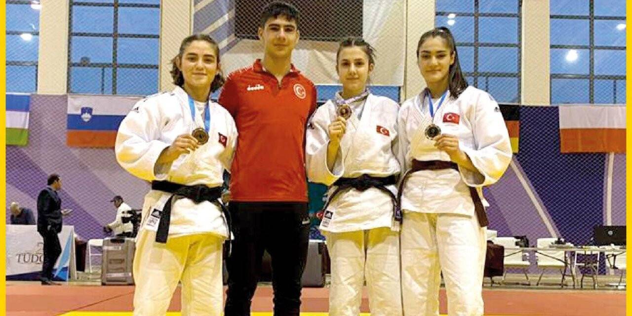 Büyükşehirli judoculardan üç madalya