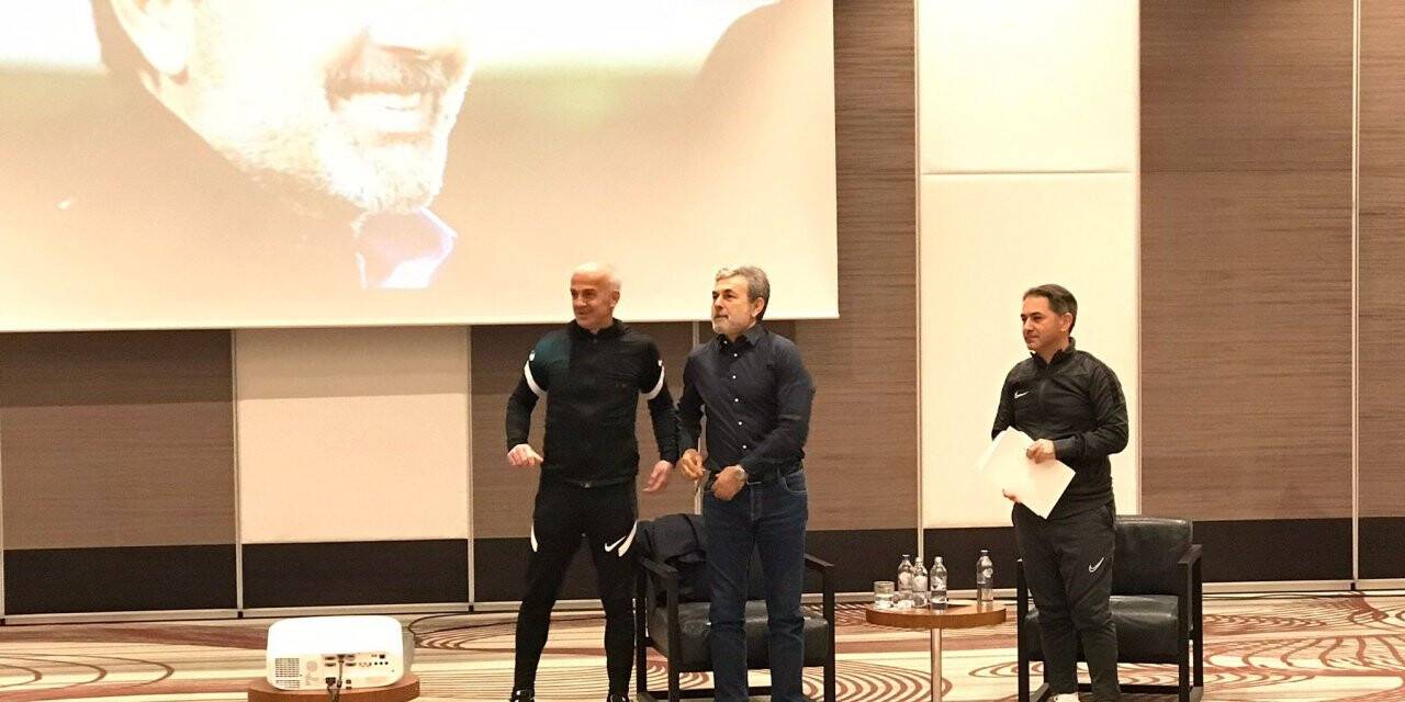 UEFA Pro Lisans Programı'nda Aykut Kocaman'ın konuk olduğu söyleşi yapıldı