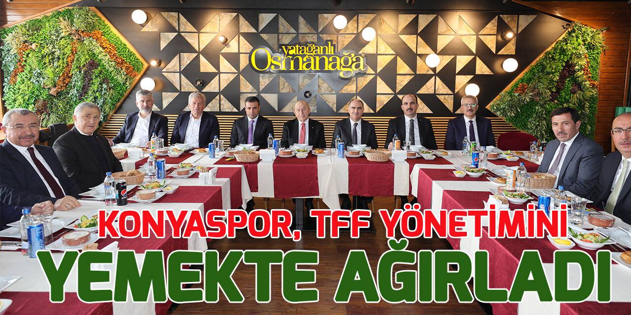 Konyaspor, TFF yönetimini ağırladı