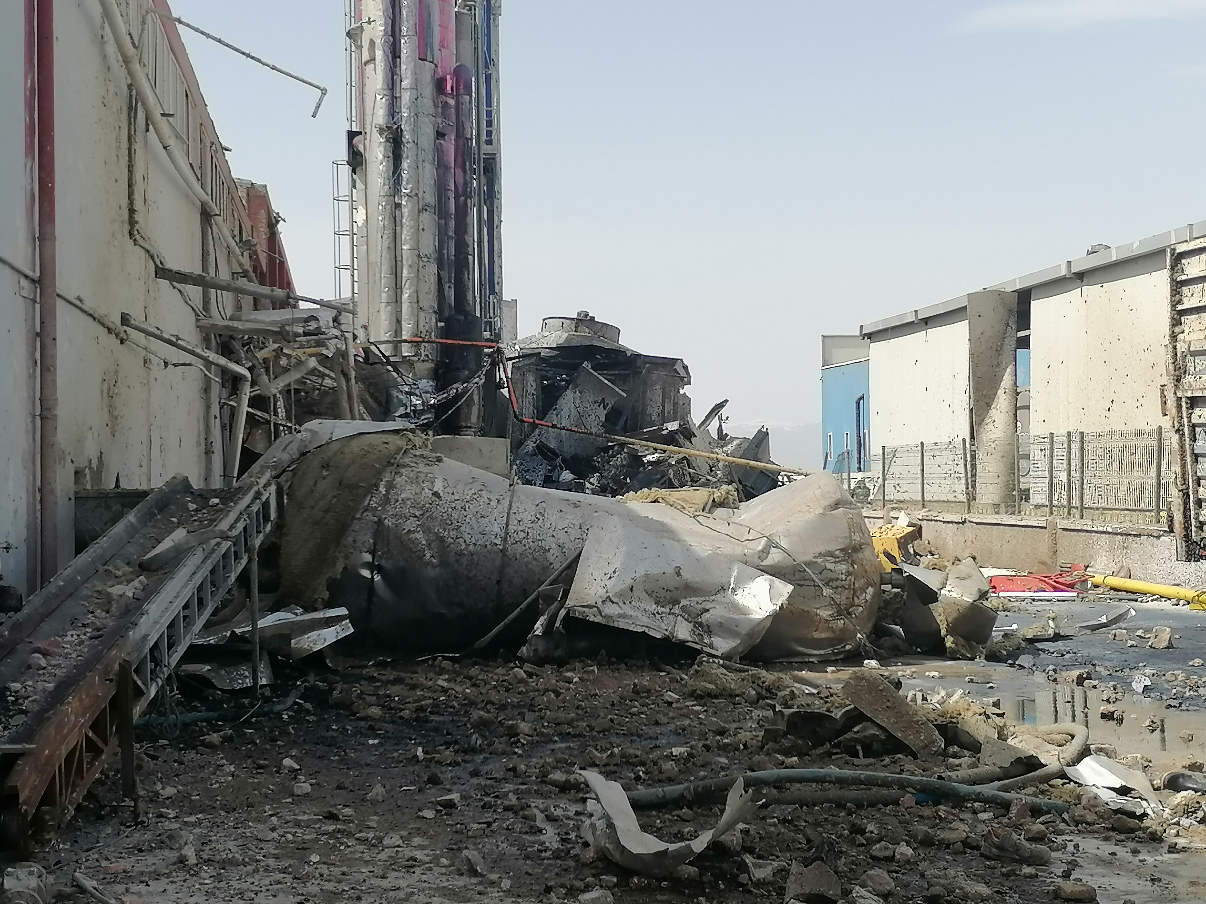 Konya'da fabrikanın buhar kazanının patlaması sonucu 3 işçi yaralandı