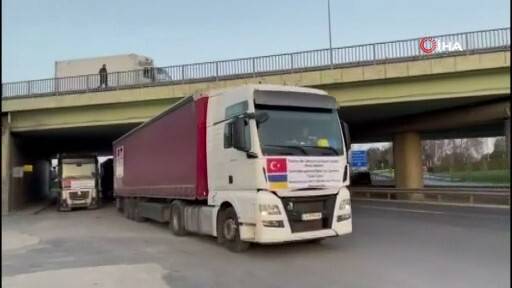 Türkiye’nin Kiev Büyükelçiliği: 'Yardım tırları Ukrayna’ya ulaştı'