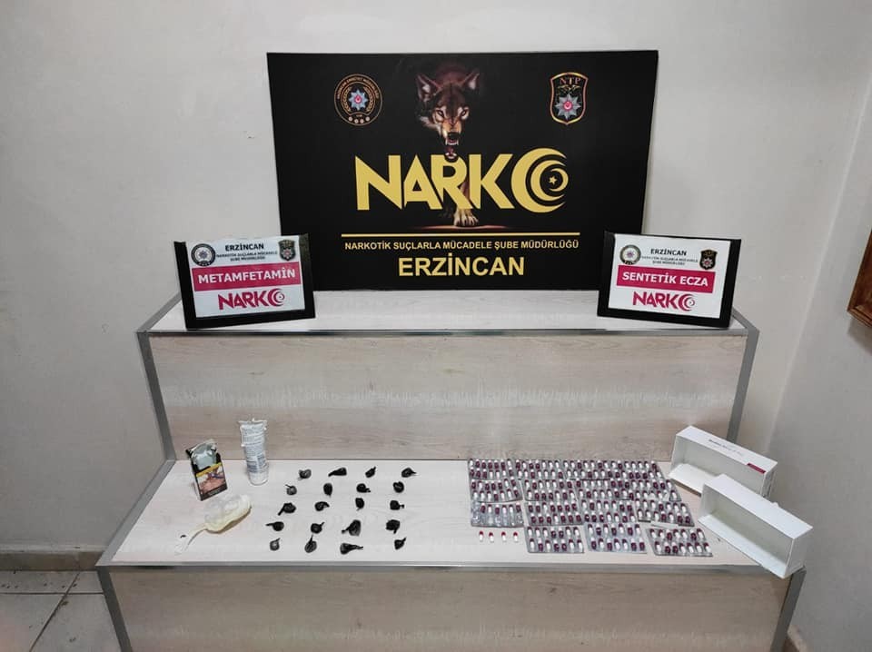 Erzincan’da uyuşturucu satıcılarına operasyon