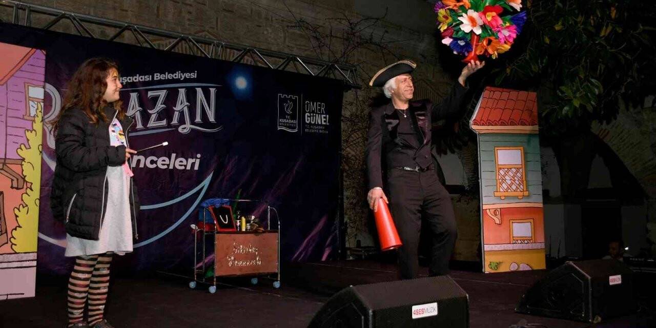 Kuşadası’nda Ramazan eğlencesine yoğun ilgi