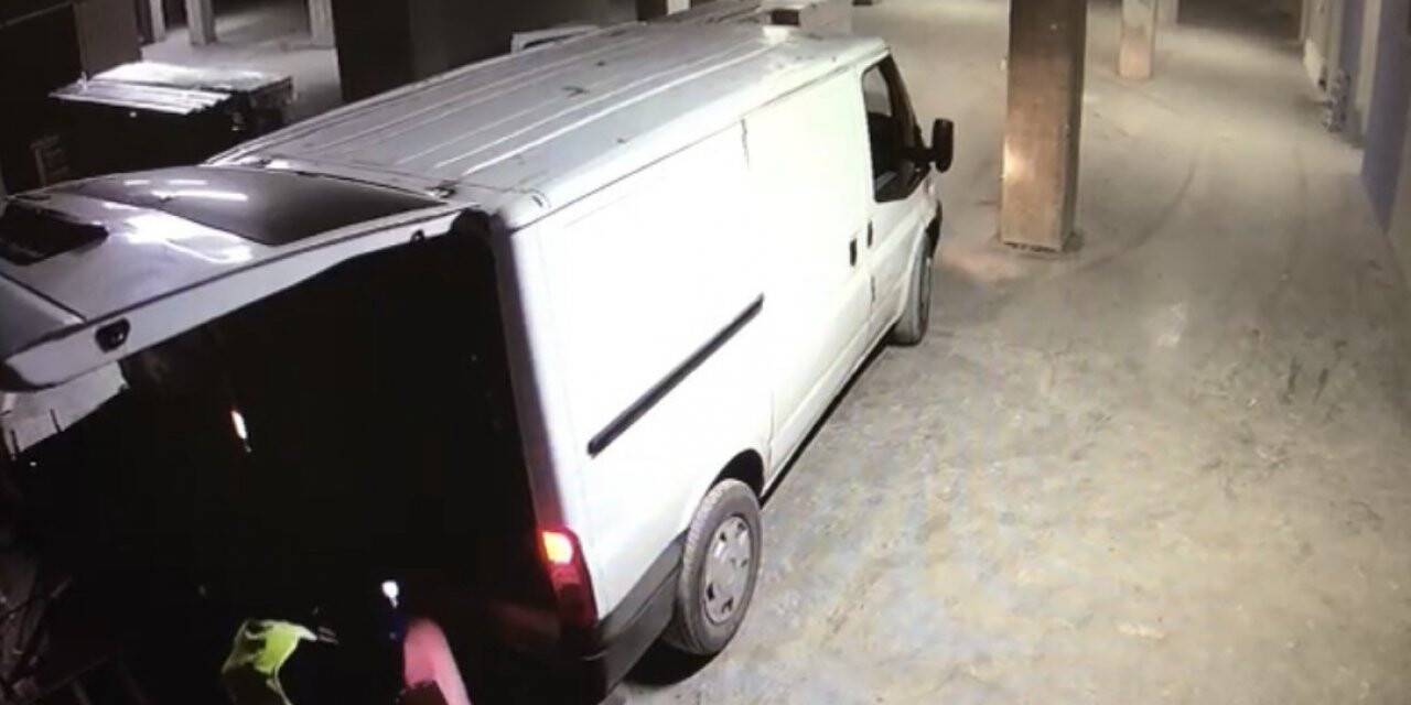 İstanbul’da şantiye soygunu kamerada: İnşaat alanından 200 bin liralık kablo çaldılar