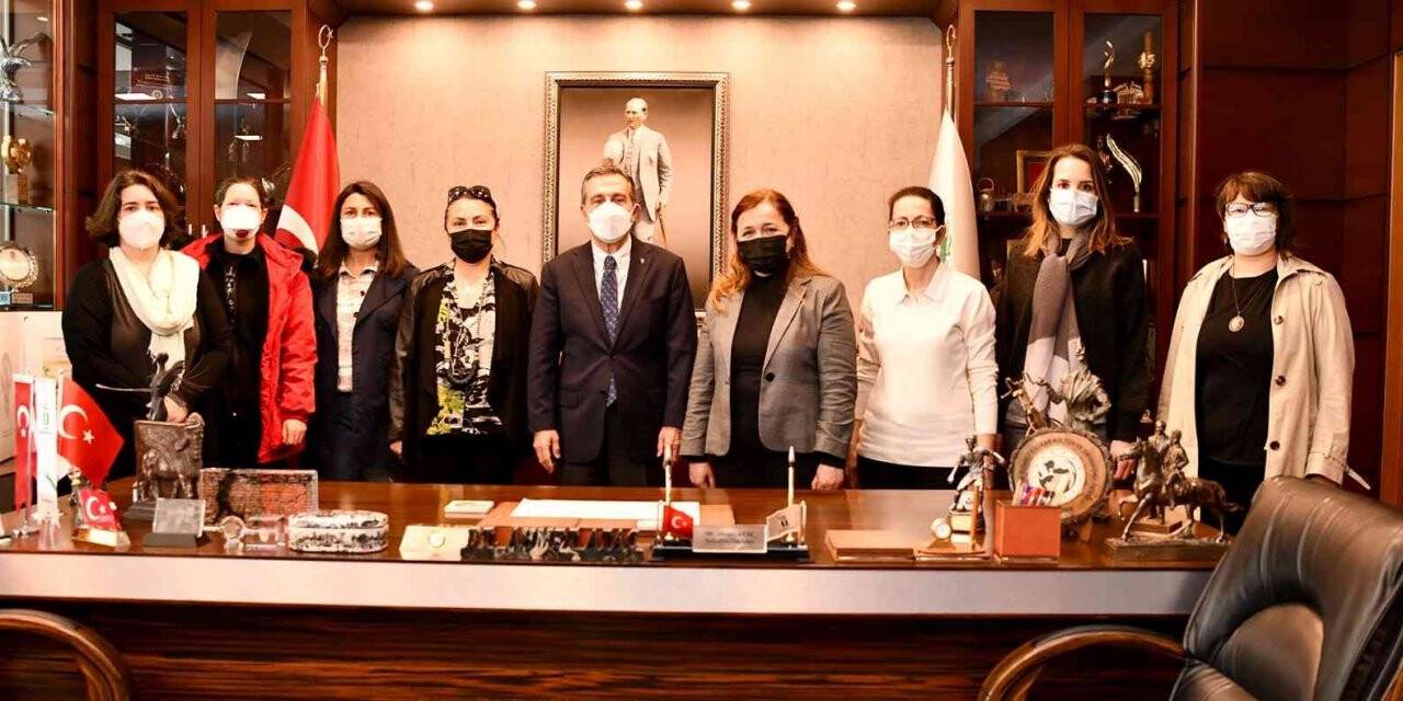 Üniversite yetkililerinden Tepebaşı’na ziyaret