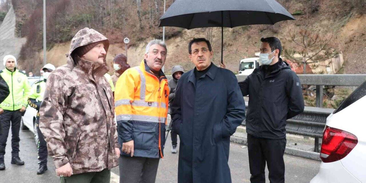 Heyelan sebebiyle kapanan Bolu Dağı Tüneli’nin yarın açılması planlanıyor