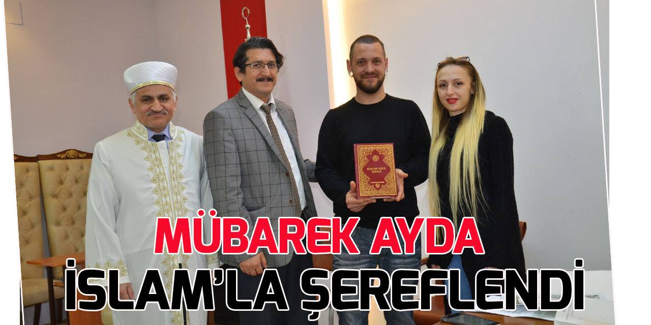 Konya'da Alman vatandaşı Müslüman oldu