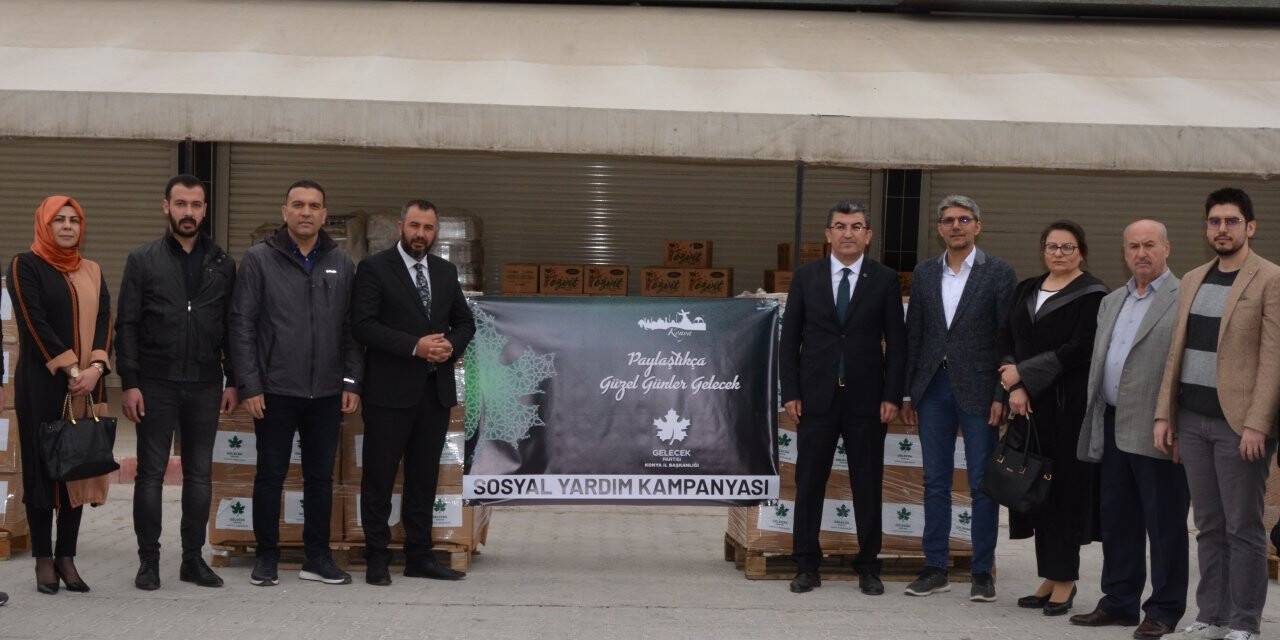 Gelecek Partisi’nden yardım kampanyası