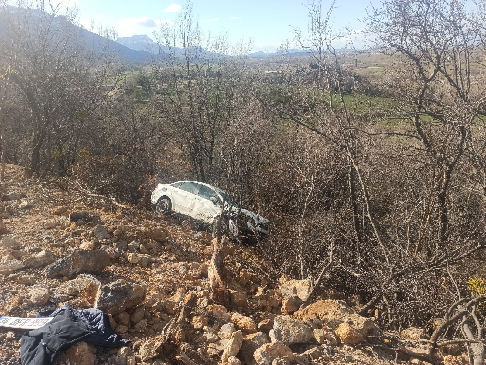 Konya'daki trafik kazasında 2 kişi yaralandı