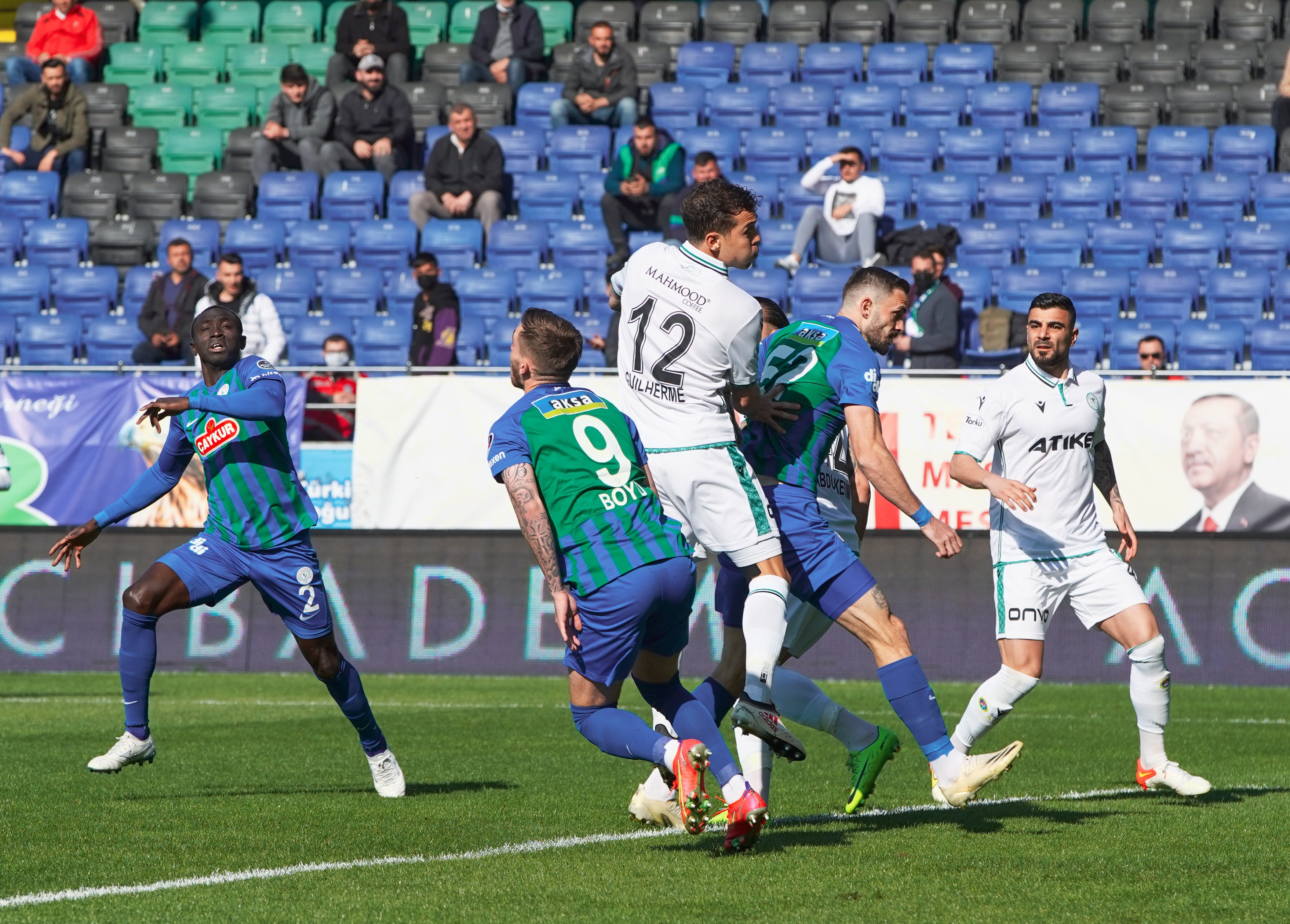 Çaykur Rizespor: 1 - Konyaspor: 1 (İlk yarı)