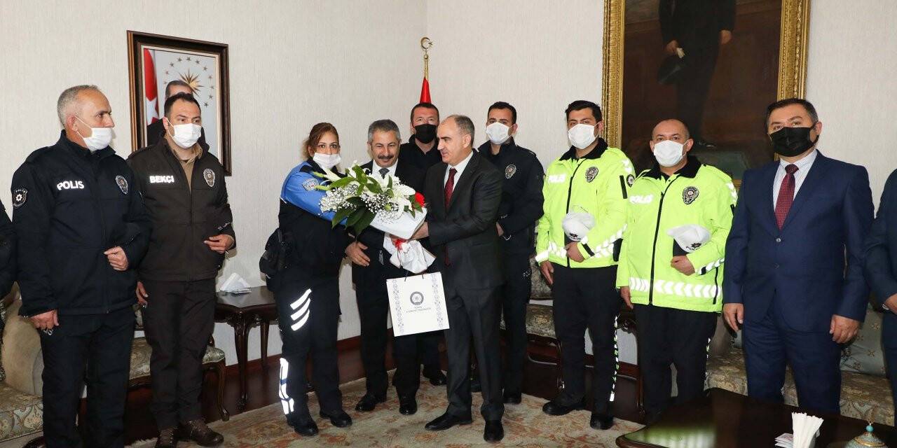 Konya Emniyet Müdürü Dinç’ten Vali Özkan’a ziyaret