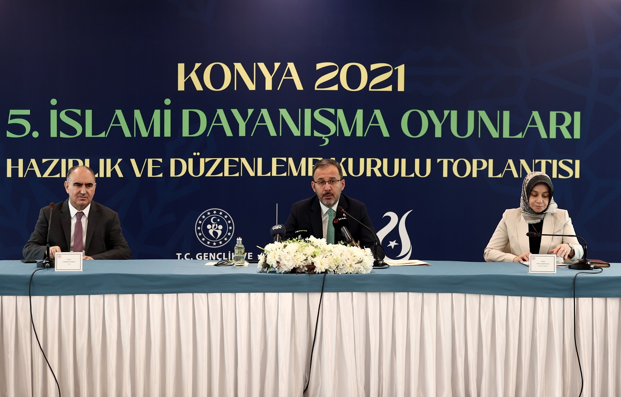 Kasapoğlu, 5. İslami Dayanışma Oyunları Hazırlık ve Düzenleme Kurulu Toplantısı'nda konuştu