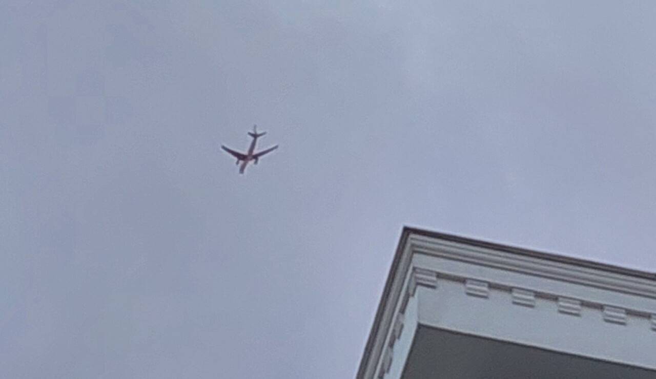 Tekirdağ semalarında tedirgin eden kargo uçağı