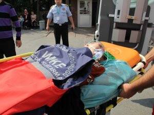MİNİK BARAN HASTANEYE GETİRİLDİ