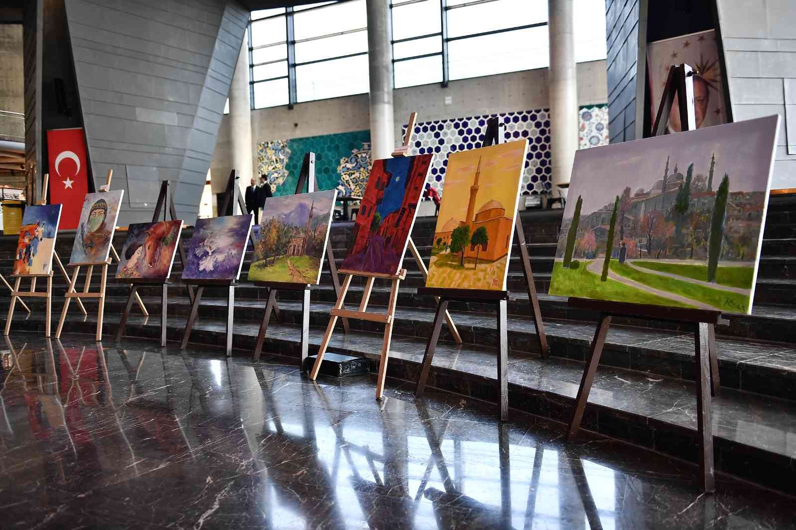 Türk dünyasından ressamlar Osmangazi’de buluştu