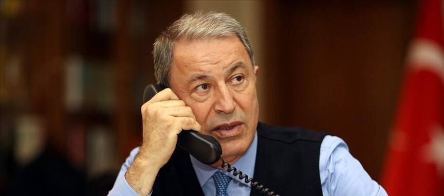 Bakan Akar Ukrayna Savunma Bakanı Reznikov ile görüştü