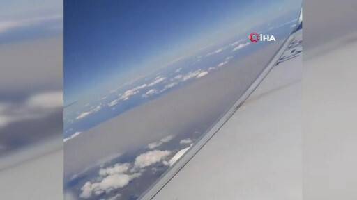 İstanbul’u kaplayan toz bulutu uçaktan görüntülendi