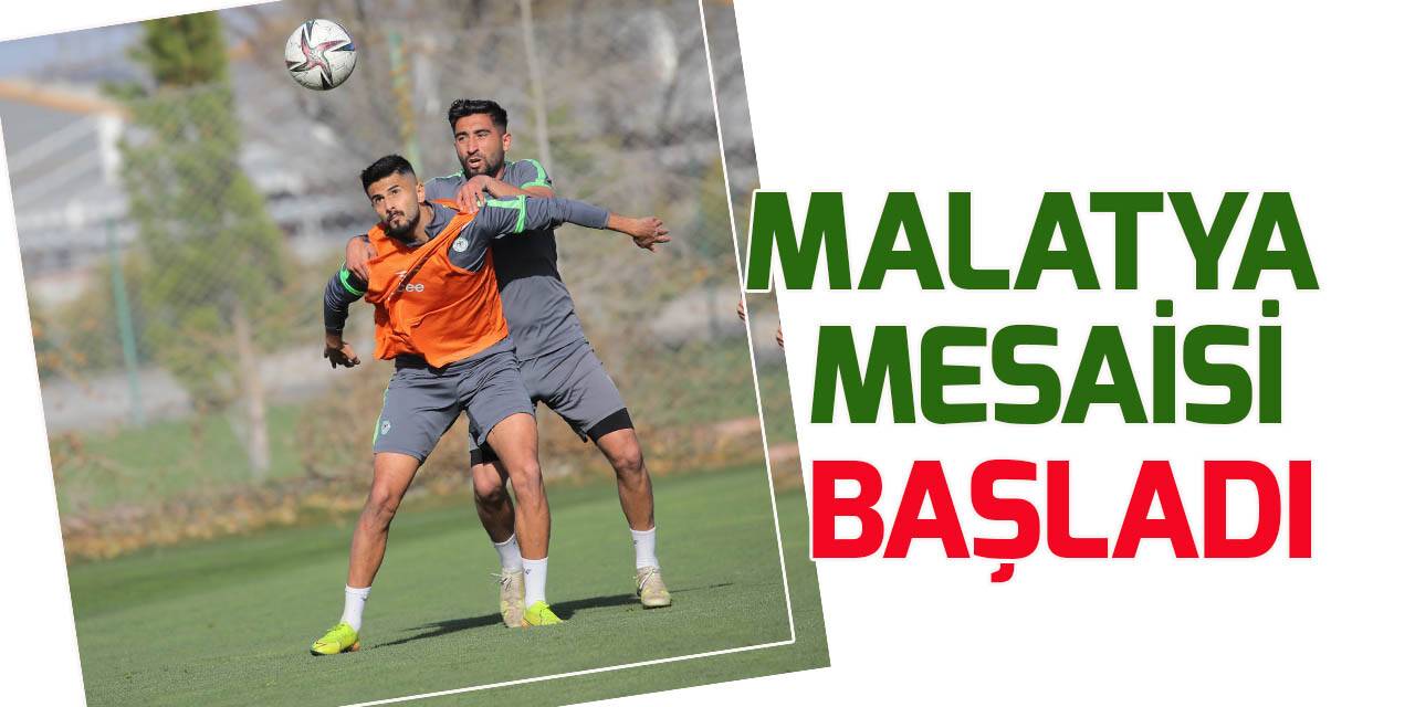 Konyaspor'da Yeni Malatyaspor maçı hazırlıkları başladı