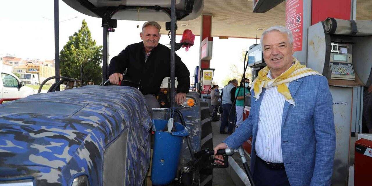 Başkan Bilgin’den çiftçilere mazot desteği