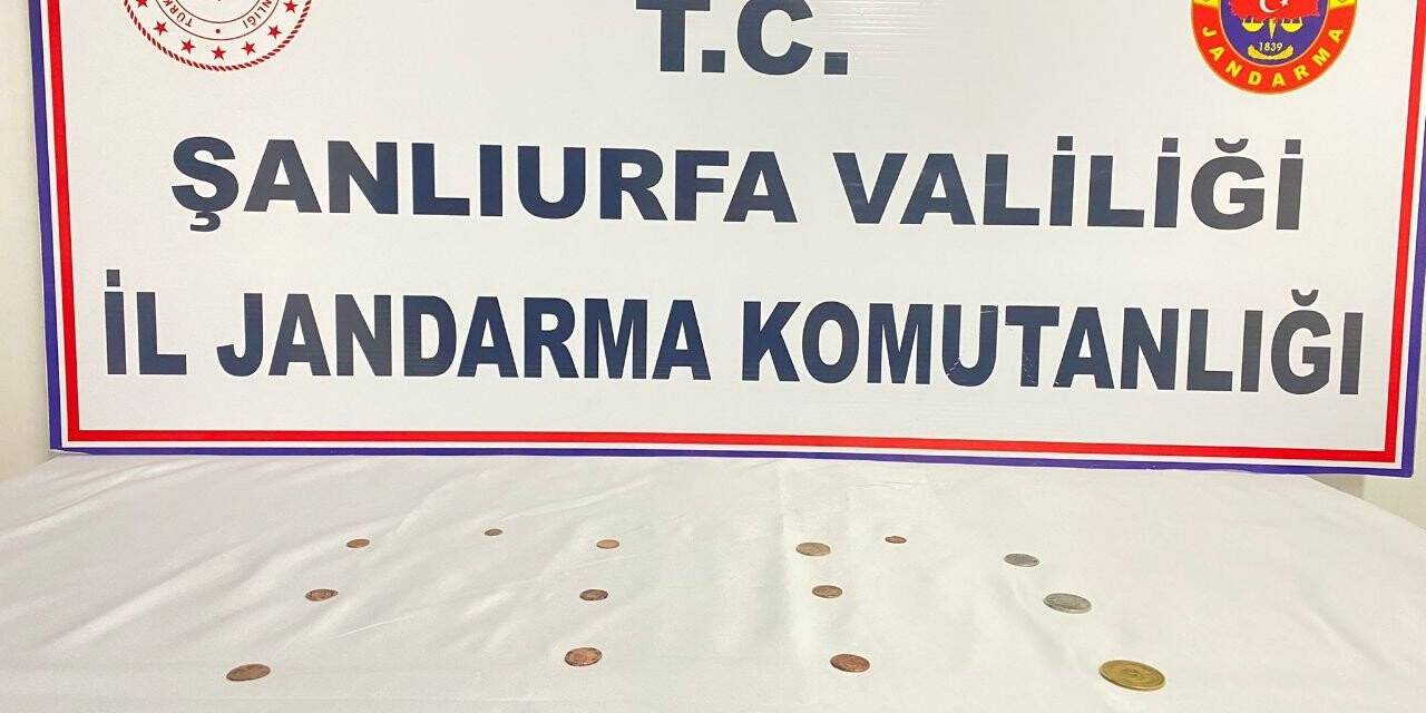 Şanlıurfa’da Roma dönemine ait tarihi sikkeler ele geçirildi