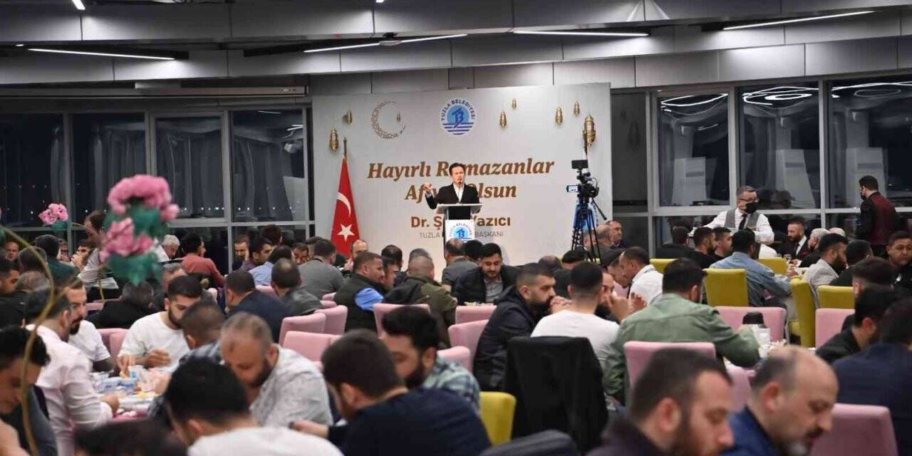 Başkan Yazıcı, minibüsçü esnafı ile iftar yaptı