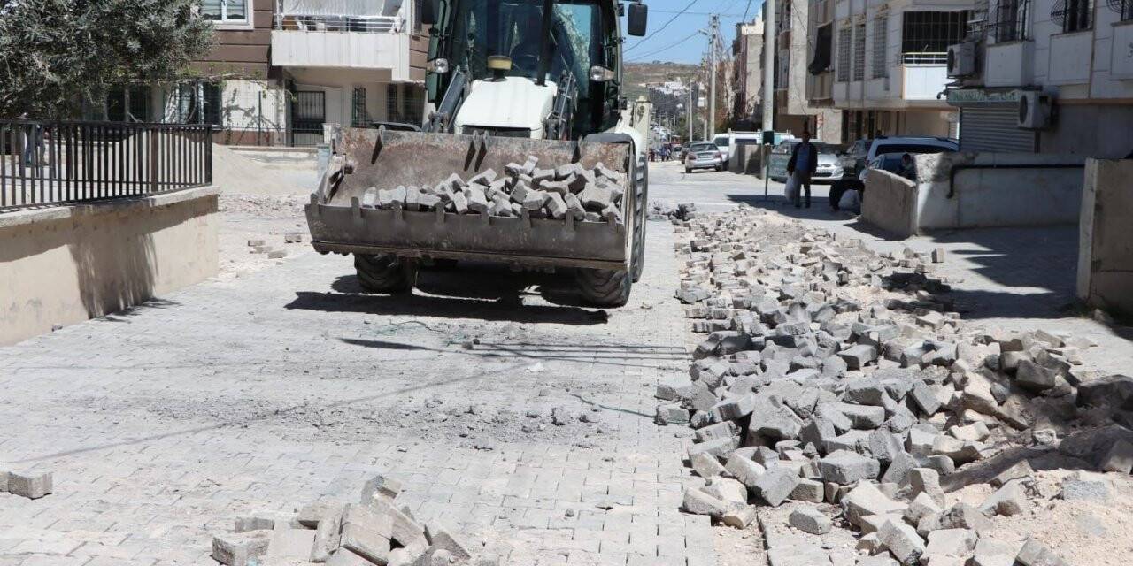 Haliliye’de yol çalışması sürüyor