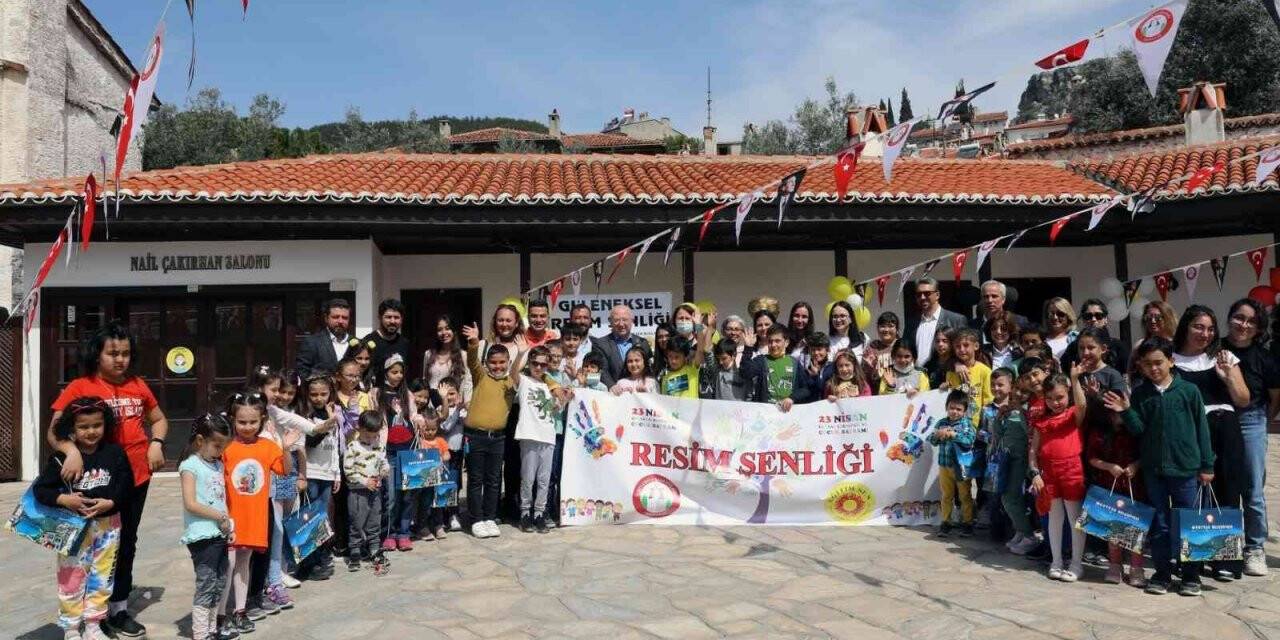 “23 Nisan Ulusal Egemenlik ve Çocuk Bayramı” resim şenliği