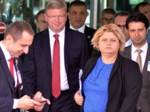 Stefan Füle, AYM Başkanı Kılıç'la Görüştü