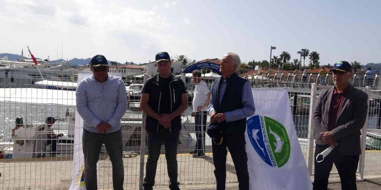 Tekne atıklarını toplayarak denizlerin kirlenmesini önleyen dernek, çevreciler ile buluştu