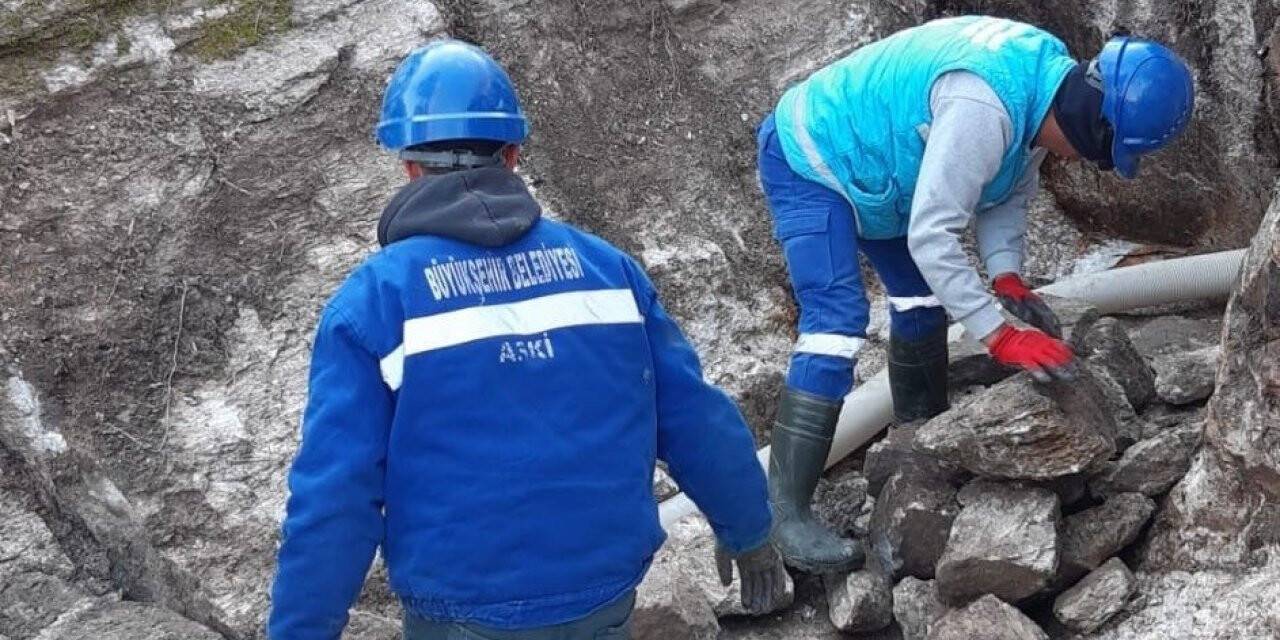 ASKİ, Koçarlı’da çalışmalarını sürdürüyor