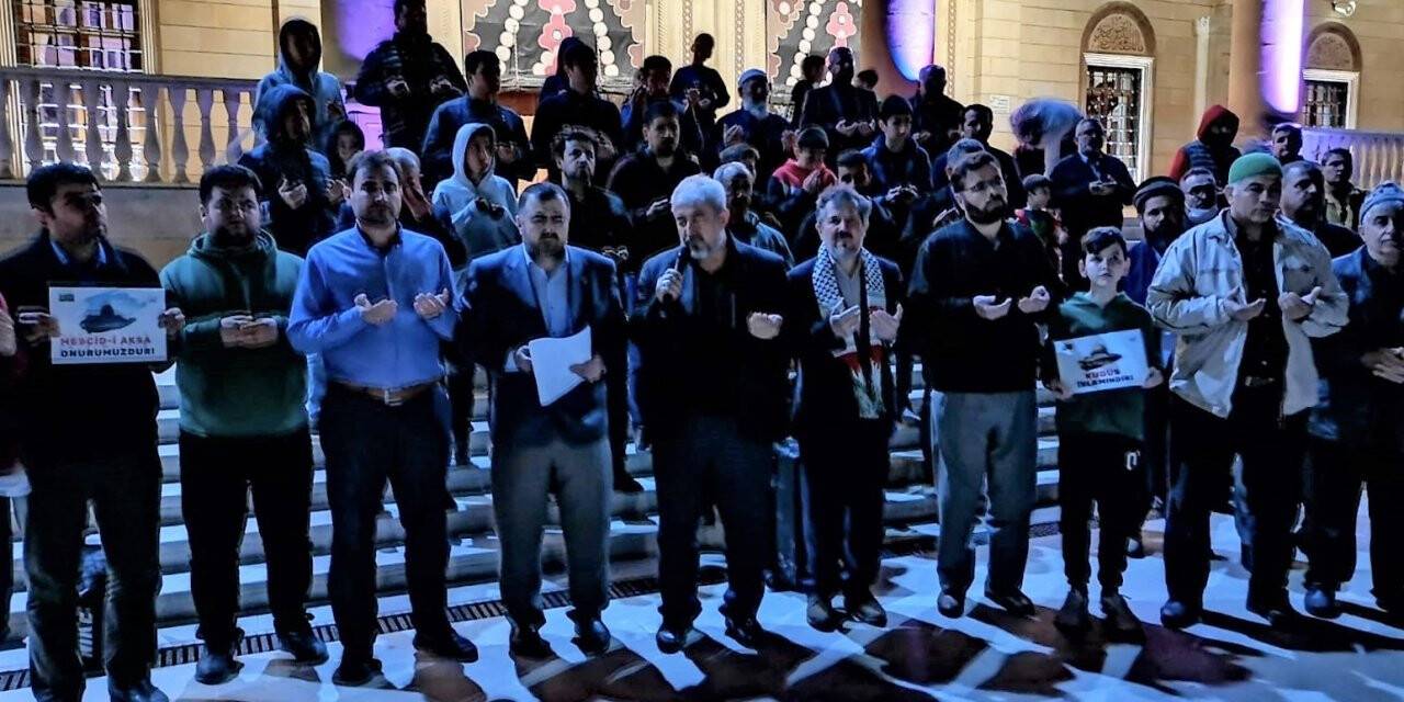 İsrail’in Mescid-i Aksa’ya saldırısı protesto edildi