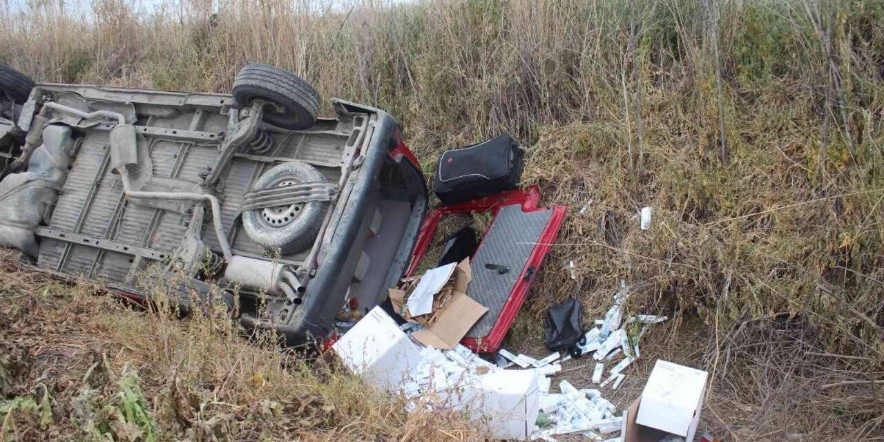 Ödemiş’te minibüs devrildi: 11 yaralı