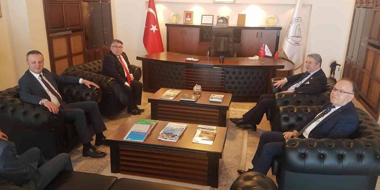 Toptan’dan yeni rektör Özölçer’e ziyaret