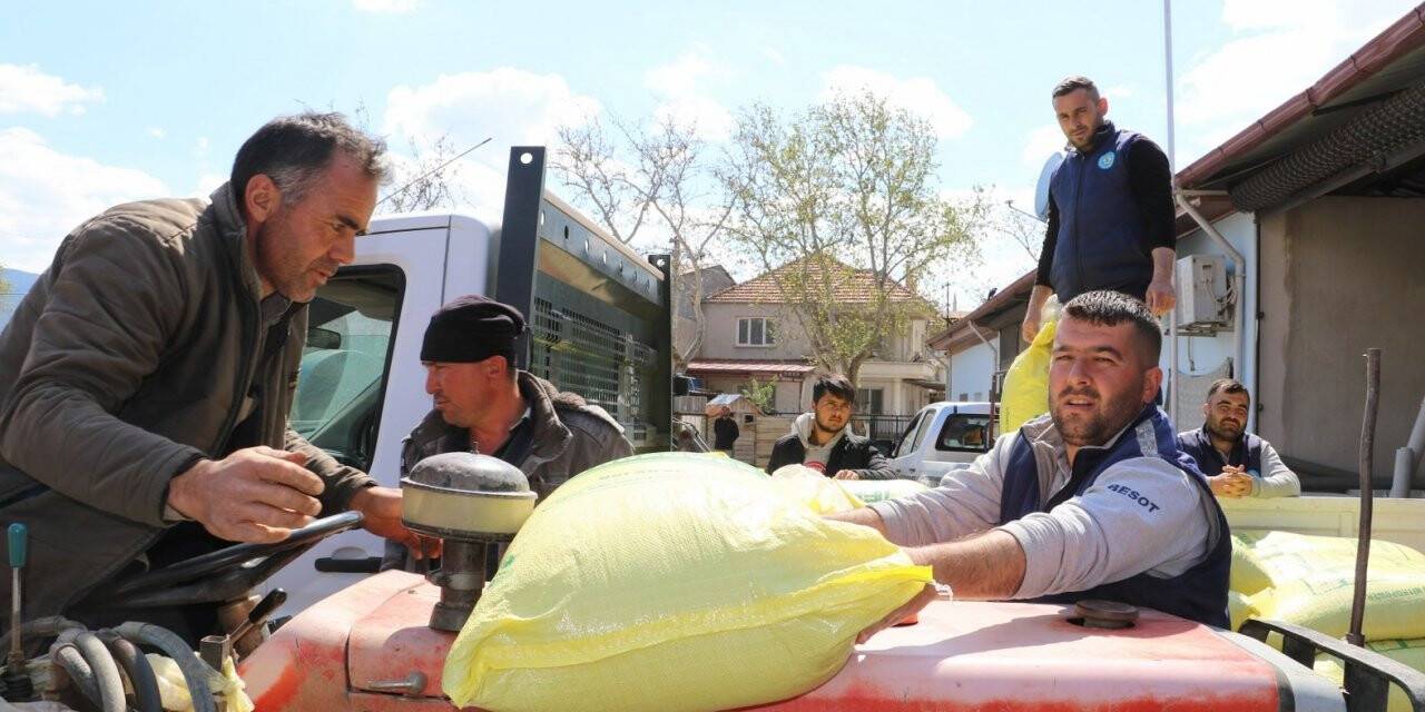 Üreticilere gübre desteği yüzleri güldürdü