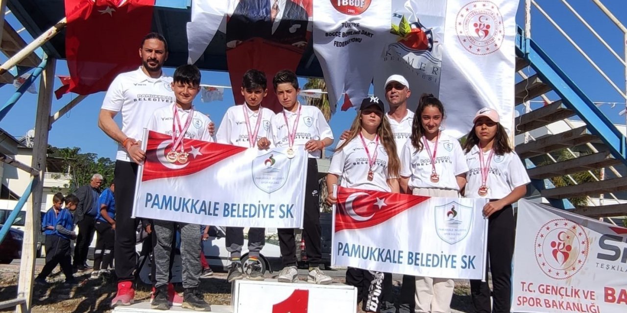 Pamukkale Belediyespor’dan 13 madalya