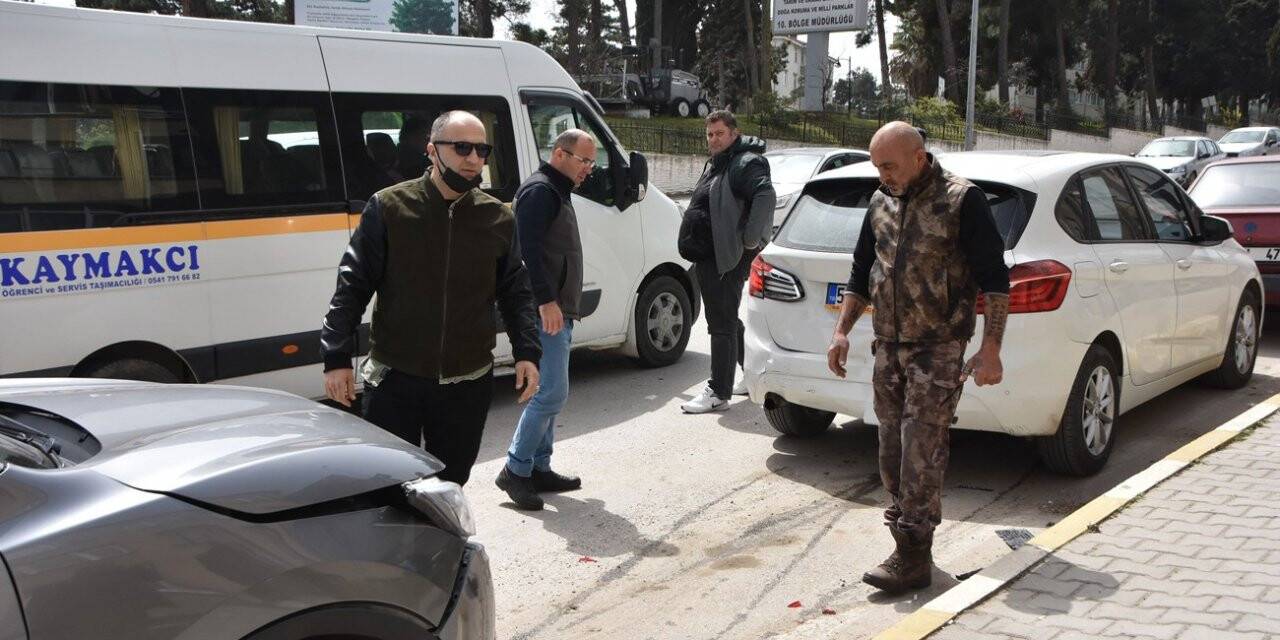 Cip otomobile çarptı: 1 yaralı