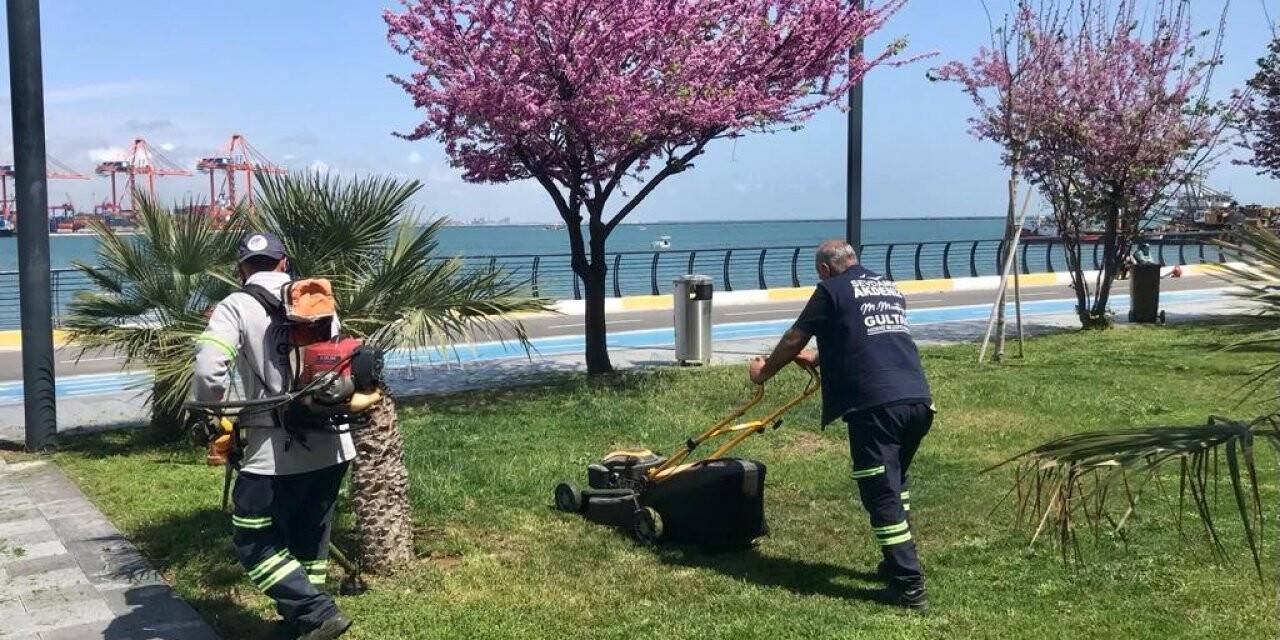 Akdeniz’de parklar bahara hazırlanıyor