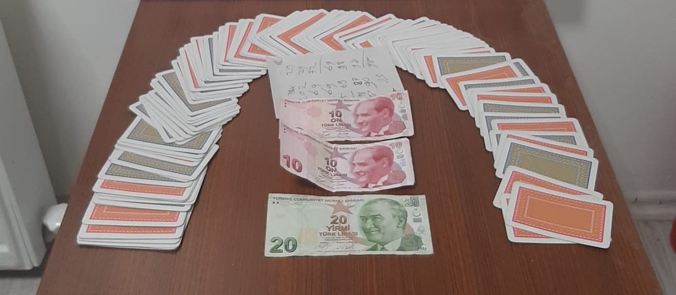 Akşehir’de kumara 9 bin TL ceza