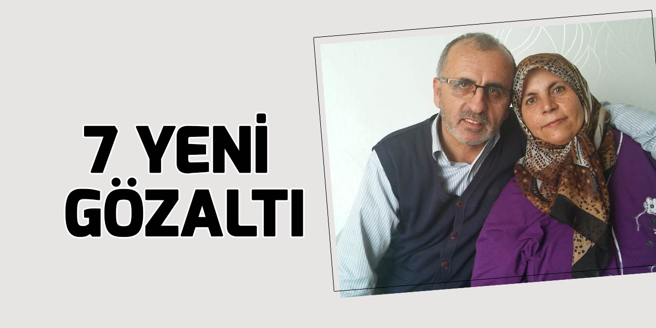 Konya'daki Büyükşen çifti cinayetine ilişkin 7 gözaltı