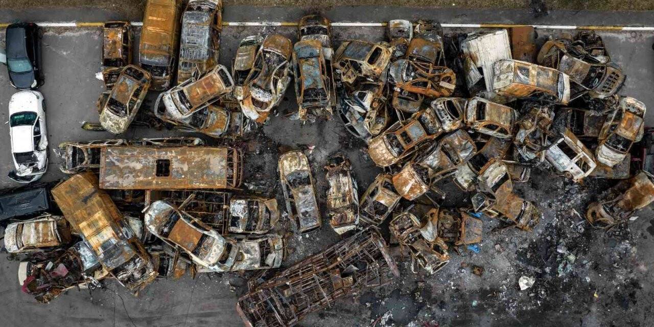 Irpin kenti harabeye döndü