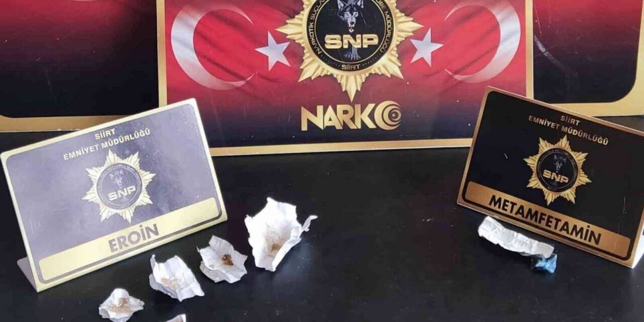 Siirt’te şüpheli şahsın üst aramasında uyuşturucu madde ele geçirildi