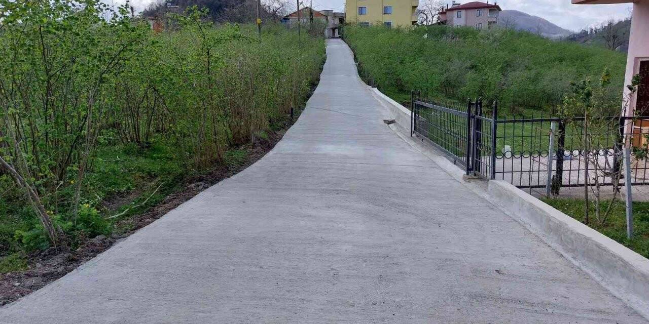 Altınordu’da 29 mahalle beton yol konforu ile buluşturuldu