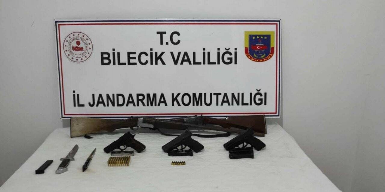 Bilecik’te silah kaçakçılarına baskın