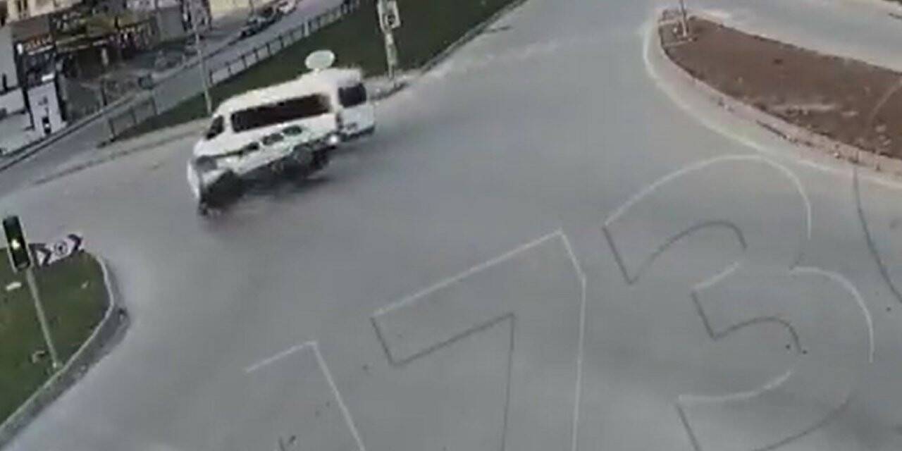 Gaziantep’teki feci kazalar kameraya yansıdı