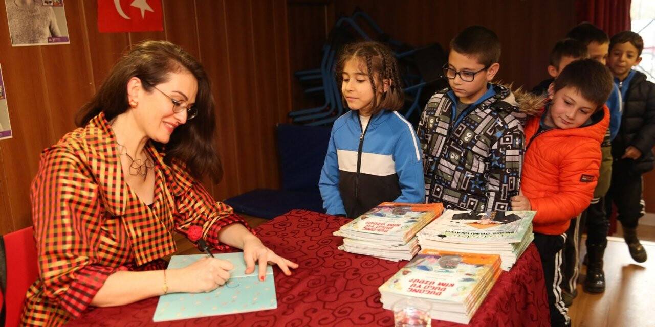 Nilüfer’de çocuklara kitap söyleşileri kırsal mahallelerde
