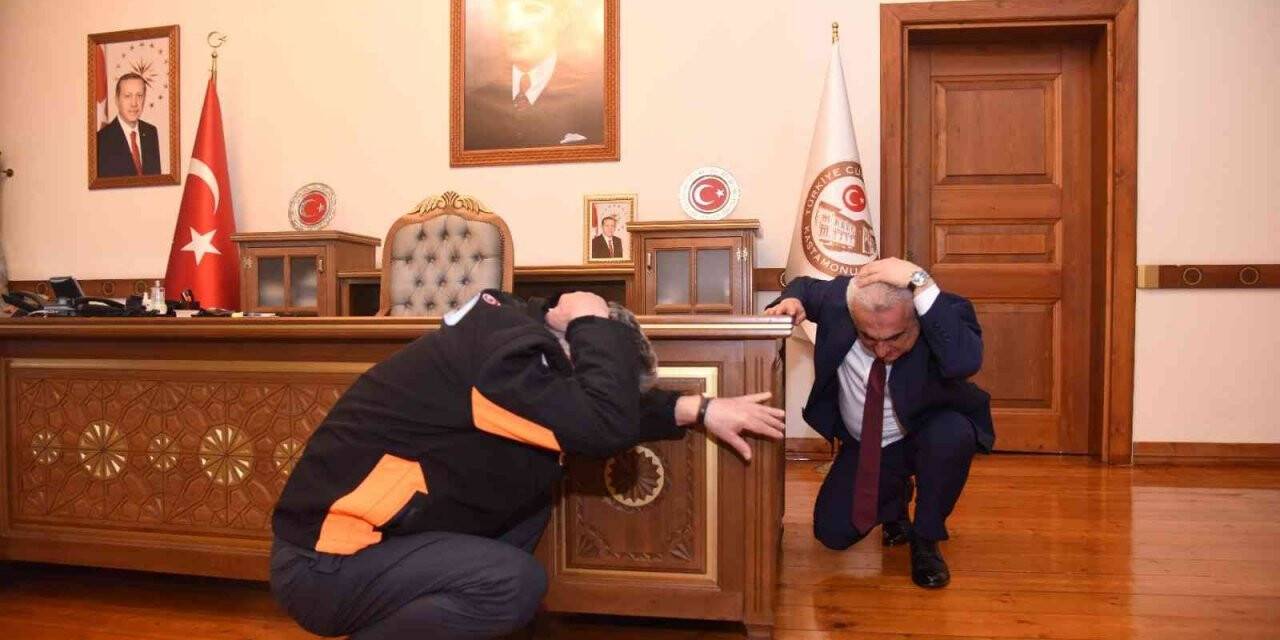 Kastamonu’da deprem tatbikatı yapıldı